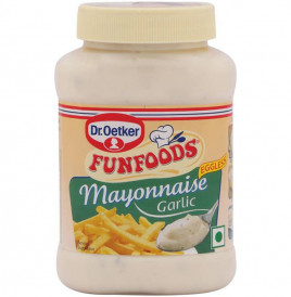 Dr. Oetker Fun foods Mayonnaise Garlic (Eggles)  Plastic Jar  270 grams